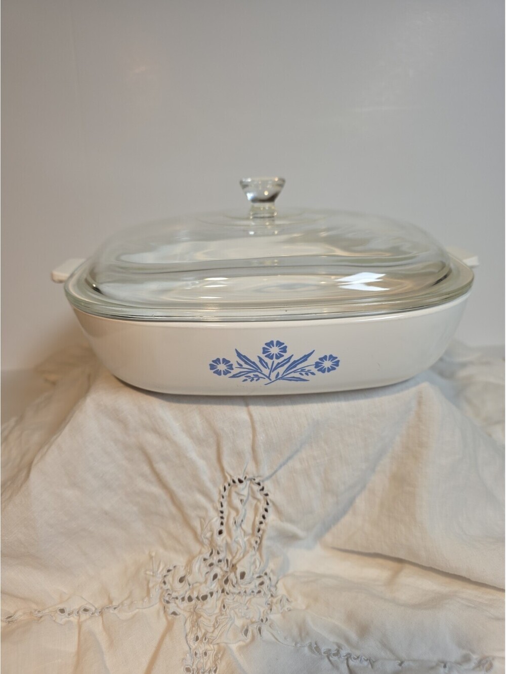 Corning Ware Blue Cornflower 10" Casserole P-10-B With Lid